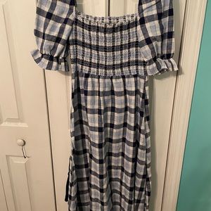 Reformation Puff Sleeve Midi Dress